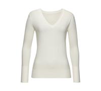 VIVANCE V-Ausschnitt-Pullover Damen creme Gr.32/34