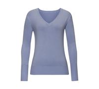 VIVANCE V-Ausschnitt-Pullover Damen hellblau Gr.32/34