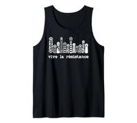 Vive La Resistance Protest Sign,Resist Cat Paw Womens Rights Tank Top