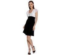 Vive Maria Lovely Party Damen A-Linien-Kleid Creme Allover/schwarz, Größe:S