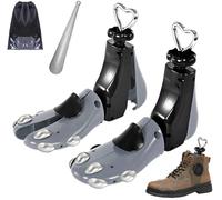 VIVEBEI Schuhspanner für Damen und Herren, Stiefeldehner, breite Füße, 4-Wege-Schuhverbreiterung & Expander für Stretchlänge und Breite, 2pcs L for Men's 10-14;Grey