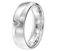 Viventy 698058 Damen-Silberring 925 mit Diamant Verlobungsring 58/18.5