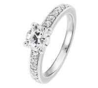 Viventy 764481 Verlobungsring Silber 925 Antragsring Zirkonia Damen-Ring 58/18.5