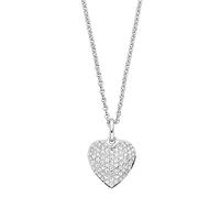 Viventy 784852 Damen Halskette 925 Silber Zirkonia Herz Collier