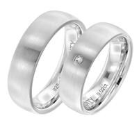 Viventy 8001 Verlobungsring Paar Silber 925 Diamant
