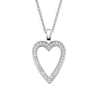 Viventy Damen-Collier Sterlingsilber 925 Herz Zirkonia 788822