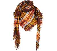 VIVIAN & VINCENT Für Damen Herbst Winter Schal Klassische Quaste Plaid Tartan Schal Warm Weich Große Decke Wrap Schal Schals, Thanksgiving Brown, Einheitsgröße