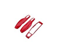 Viviance 3Pcs Abs Remote Key Case Shell Covers Set Für Porsche - Rot