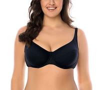 VIVISENCE Bikini BH Dame Bademode Soft Cups Musterlos 3216, Schwarz,85E