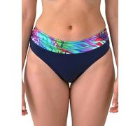 VIVISENCE Bikini Hose Hoher Bund Ideal Für Strand Und Sport 3232/3233M, Tropisch,M