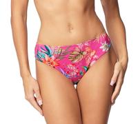 VIVISENCE Bikini Slip Dame Bademode Geblümt Regulierbar Normaler Bund EU 3222M, Blumen/Pink,42