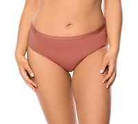 VIVISENCE Bikinislips Dame Bademode Musterlos Normaler Bund Setteil EU 3001, Dunkelrosa,44