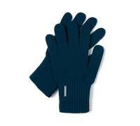 VIVISENCE Damen Winter Handschuhe Mit Klassische Breitem Strickbündchen Gemütlich Stilvolle Hergestellt Aus Warmes Und Weiches Wollgarn Perfekt Für Kalte Wintertage Herbst, Dunkelblau,Einheitsgröße