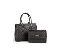 VIVISENCE Handtaschen Damen Set 2In1 Umhängetasche, Schwarz,Einheitsgröße