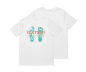 Vivobarefoot Damen/Herren/Unisex Force Of Nature T-Shirt M weiß