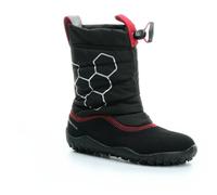 Vivobarefoot Lumi Obsidian/Black Textile schwarze Barfuß-Schneestiefel
