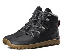 VIVOBAREFOOT Tracker Leather AT Mens Barefoot Hiking Boots | Waterproof, Lightweight & Puncture Resistant | All Weather & Terrains | Wide Fit Grounding Shoes | Obsidian