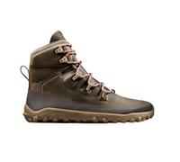 VIVOBAREFOOT Tracker Leather AT Mens Barefoot Hiking Boots | Waterproof, Lightweight & Puncture Resistant | All Weather & Terrains | Wide Fit Grounding Shoes | Bracken