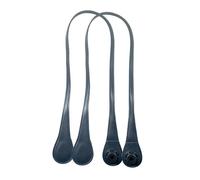 VIXDA 2 Stück 85 cm Flache Griffe aus Superfaser-Leder, Trageriemen für Classic Mini O Bag Obag Silikon-Zubehör, Umhängetasche