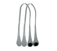 VIXDA 2 Stück 85 cm Flache Griffe aus Superfaser-Leder, Trageriemen für Classic Mini O Bag Obag Silikon-Zubehör, Umhängetasche