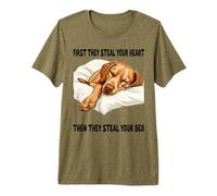 Vizsla Schlafpyjama Nachthemd Premium T-Shirt