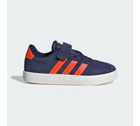 Adidas Kinder Sneaker VL COURT 3.0 EL C JR2215 Klettverschluss Dunkelblau/Impact Orange/Gold Größe 28