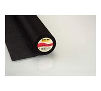 Vlieseline 229250 H410 Bügeleinlage, Schwarz, 25x0.9m