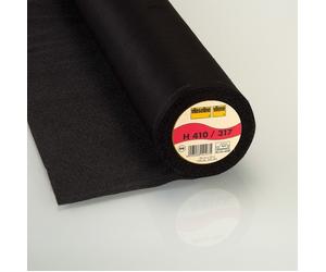 Vlieseline aufbügelbar H410 schwarz