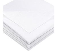 Vlieseline zum Aufbügeln 200 X 100 cm,Mittlere Dicke Bügelvlies Weiß, Leichte Vliesstoff Bügeleinlage,Volumenvlies zum Nähen Aufbügeln Vlieseline,Aufbügelbarer Einlagestoff für Bügelfalten Nähhandwerk