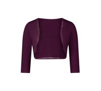VM by Vera Mont - Bolero-Jacke shiny aubergine - Gr. - 34