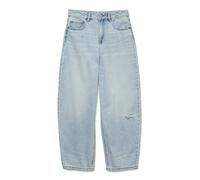Vero Moda Mom-Jeans VMBILLIE – Hohe Taille, Barrel Fit, Hellblau, aus reiner Baumwolle Größe 29/32