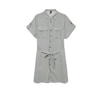 Vero Moda Bumpy Kurzes Kurzarmkleid (Herstellerartikelnummer: 10325828-LaurelWreath/SnowWhite-L)