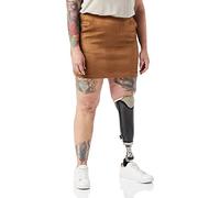 Vero Moda Minirock Donnadina in brauner Wildlederoptik M Regular Fit