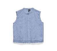 VERO MODA - VMEMILY EMB SL TOP WVN Brunnera Blue - Gr. - M