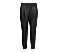 Vero Moda Schlupfhose in Leder-Optik Modell 'Eva' in Schwarz, Größe M/32, Artikelnr. 1179399M32 Schwarz M/32 95% Polyester, 5% Elasthan