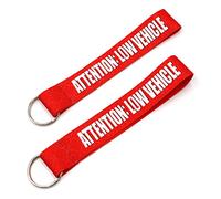 VmG-Store 2er Set Tuning Schlüsselband Schlüsselanhänger Auto Car Zubehör Dub Anhänger (2X Low Vehicle)