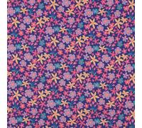 VmG-Store Baumwollstoff Meterware 140cm Breite Stoffe zum Nähen Nähstoff Kinderstoff für Kissen Babykleidung Kinderkleidung DIY (Zarte Blumen Bc032)