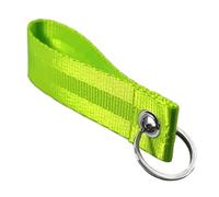 VmG-Store Schlüsselanhänger Schlüsselband 9x2,5cm für Auto Schlüssel Motorrad Schlüsselbund mit Schlüsselring Motorsport Sportgurt Tuning Zubehör langlebig S146 (Grün)