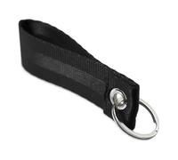 VmG-Store Schlüsselanhänger Schlüsselband 9x2,5cm für Auto Schlüssel Motorrad Schlüsselbund mit Schlüsselring Motorsport Sportgurt Tuning Zubehör langlebig S146 (Schwarz)