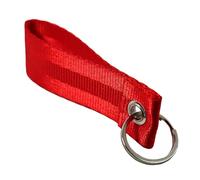 VmG-Store Schlüsselanhänger Schlüsselband 9x2,5cm für Auto Schlüssel Motorrad Schlüsselbund mit Schlüsselring Motorsport Sportgurt Tuning Zubehör langlebig S146 (Rot)
