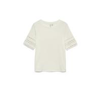 VMIVACY 2/4 O-NECK TOP JRS BTQ M