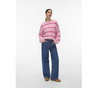 VERO MODA - VMMAYBE ART LS O-NECK PULLOVER NOOS LX Bonbon - Gr. - XL