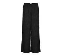 Schlupfhose VERO MODA "VMMELANEY HW LOOSE PANT WVN GA NOOS", Damen, Gr. S, N-Gr, schwarz, Web, Obermaterial: 100% Polyester, unifarben, loose fit lang, Hosen Schlupfhose, Kunstfaser, loose fit (650241