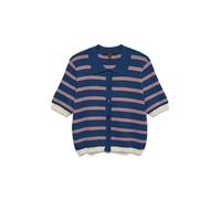 VERO MODA - VMMUSIC 2/4 POLONECK CARDIGAN Navy Peony - Gr. - L