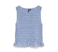 VERO MODA - VMNORI SMOCK SL TOP WVN Brunnera Blue - Gr. - L