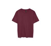 Kurzarmshirt VERO MODA "VMPAULINA SS T-SHIRT GA JRS NOOS", Damen, Gr. XS, rot (tibetan rot), Jersey, Obermaterial: 100% Baumwolle, unifarben, modisch, normal, Rundhals, Kurzarm, Shirts (68245243-XS) t