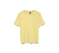 VERO MODA Damen Vmpaulina Ss Ga JRS Noos T-Shirt, Lemon Meringue, M