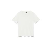 VERO MODA - VMPAULINA SS V-NECK T-SHIRT JRS NOOS Bright White - Gr. - XS