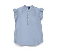 VERO MODA - VMSELMA SS FRILL TOP Cashmere Blue - Gr. - M