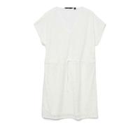 VERO MODA Damen Vmtassa Ss Short Dress JRS Noos, Snow White, Small